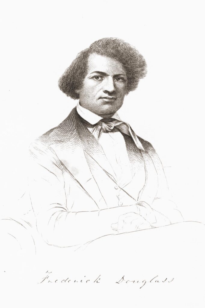 Frederick Douglass 1845 frontispiece portrait