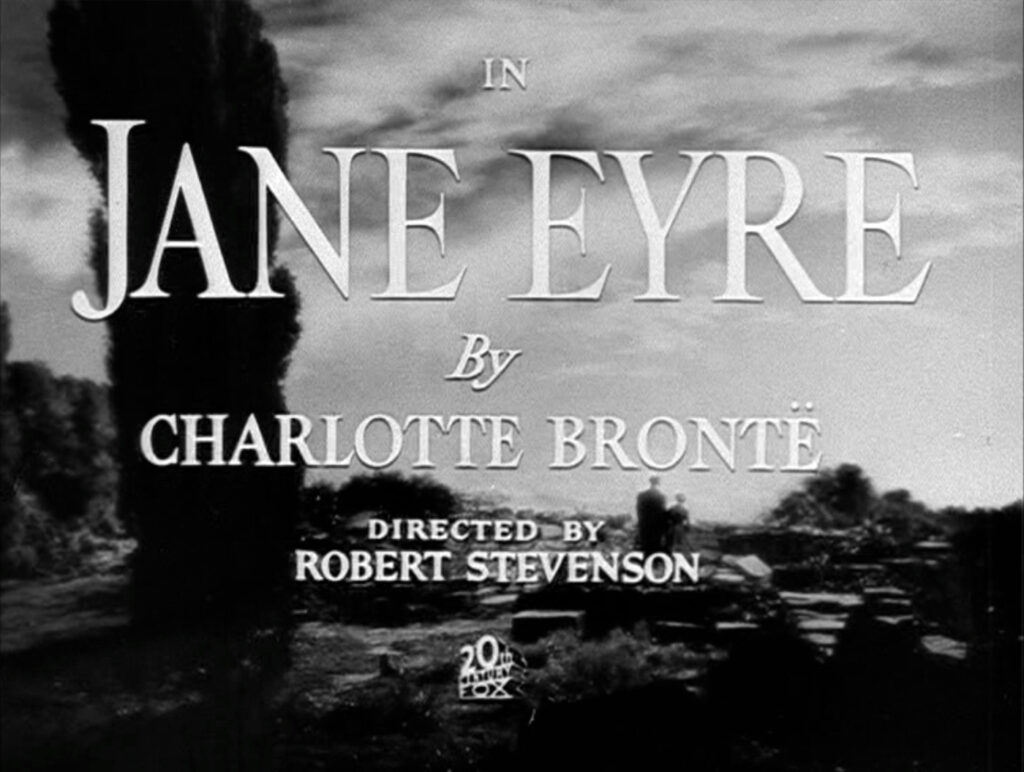 Jane Eyre historic title page